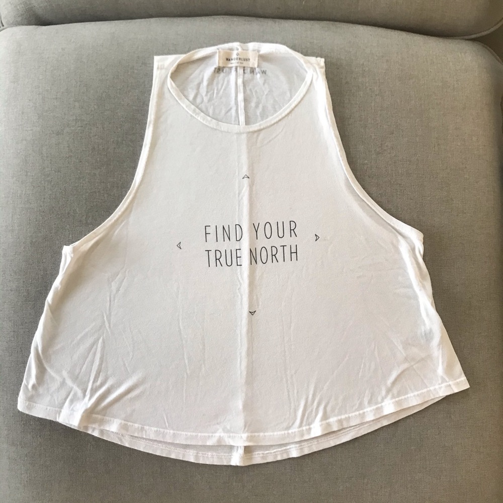 Yoga cropped tank top